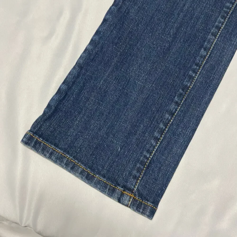 CAbi Jeans Womens Size 2 Rivets Straight Stretch Denim Low Rise Style #513 - Picture 10 of 16